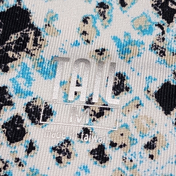 *SOLD* Tail Sleeveless 1/4 Zip Shirt Blue White Black Golf Tennis EUC Womens M - Picture 7 of 9